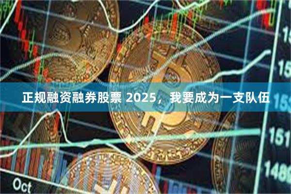 正规融资融券股票 2025，我要成为一支队伍